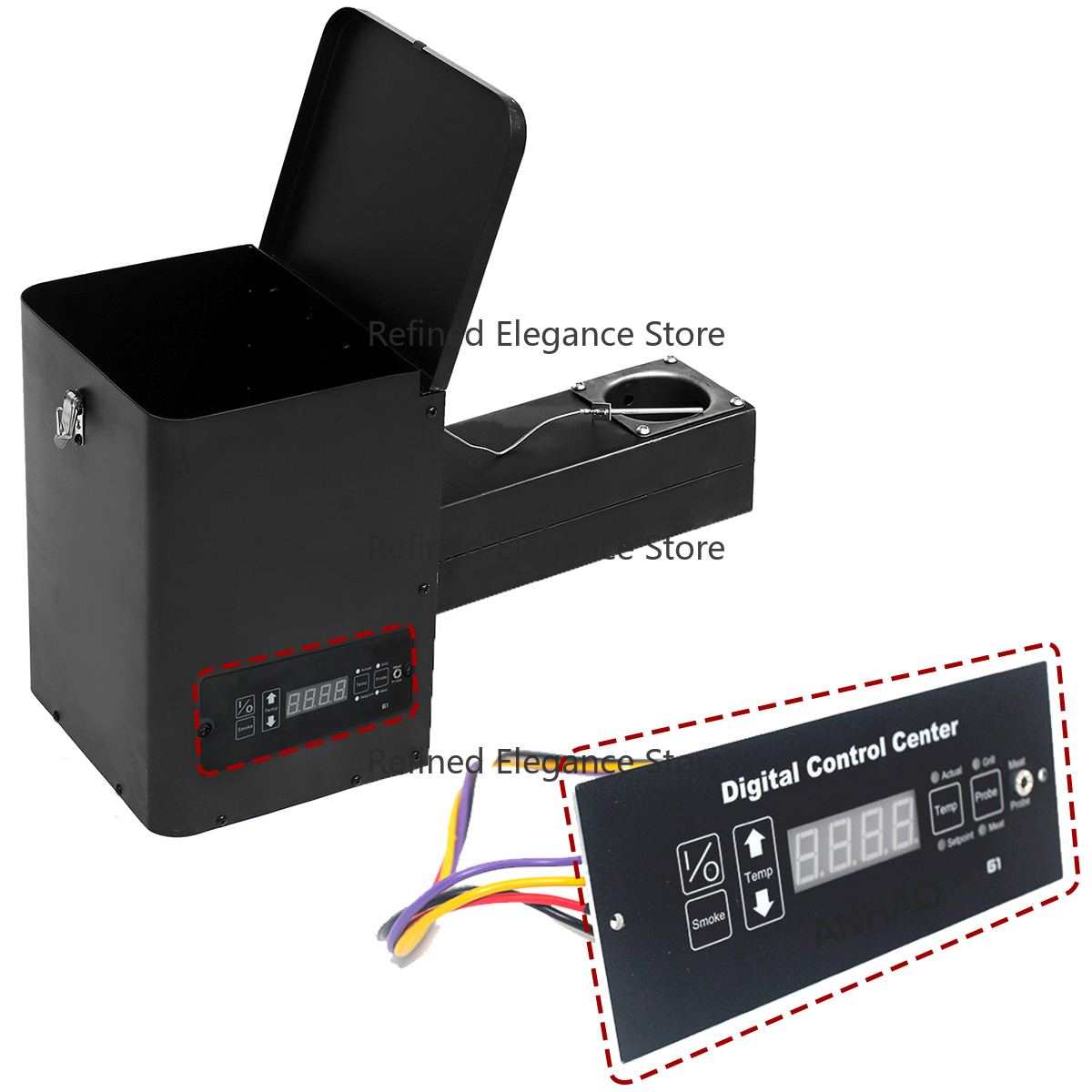 Electric Smoker Bbq - Kit Perakitan Hopper BBQ Smoker dengan