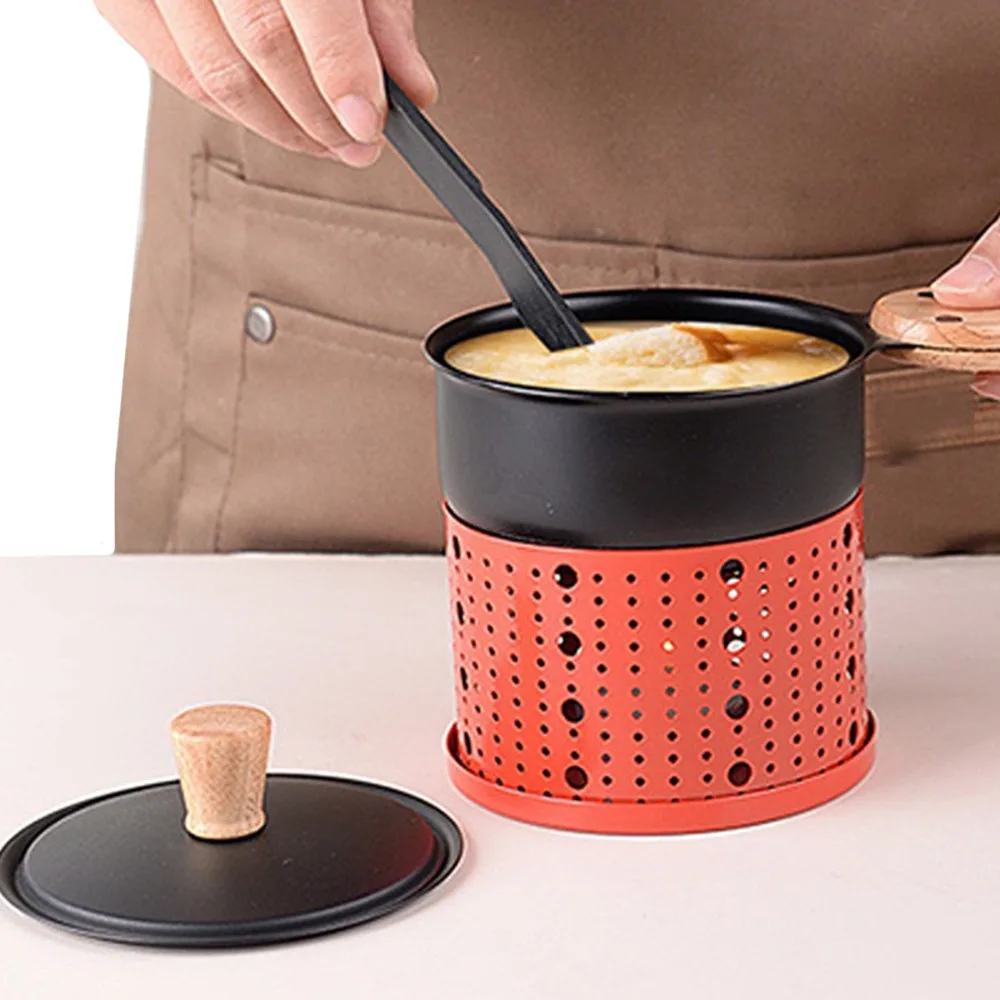 Raclette Grill Table - Panci Fondue Keju Raclette, Pemanggang Meja,