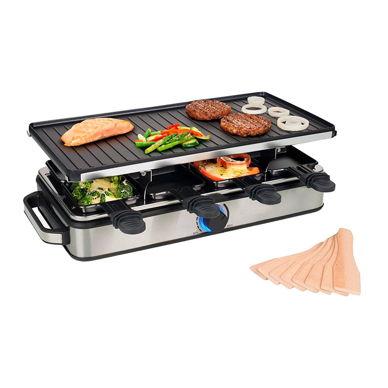 Raclette Grill Table - Panggangan Raclette Listrik Aluminium Anti Lengket