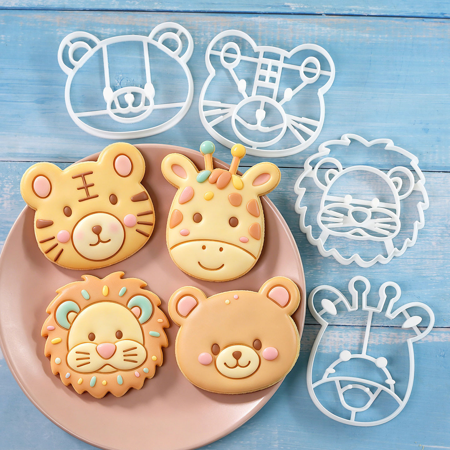 Kitchen Appliances For Baking - 4 Buah Set Pemotong Kue Bentuk