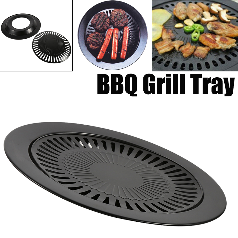 Electric Smoker Bbq - Panci Pemanggang Barbekyu Tanpa Asap Gas