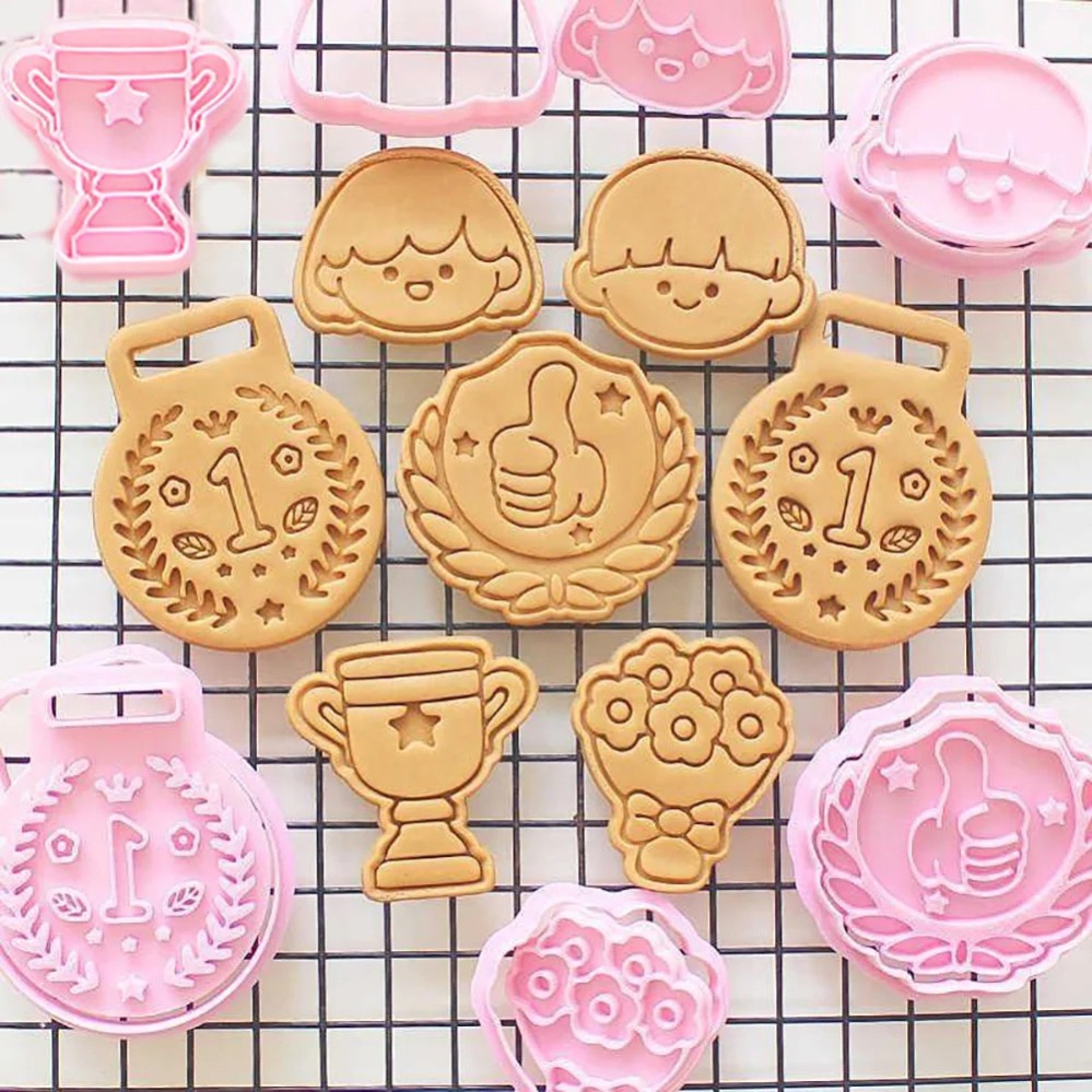 Kitchen Appliances For Baking - Cetakan Kue Kering Bentuk Medali, Piala,