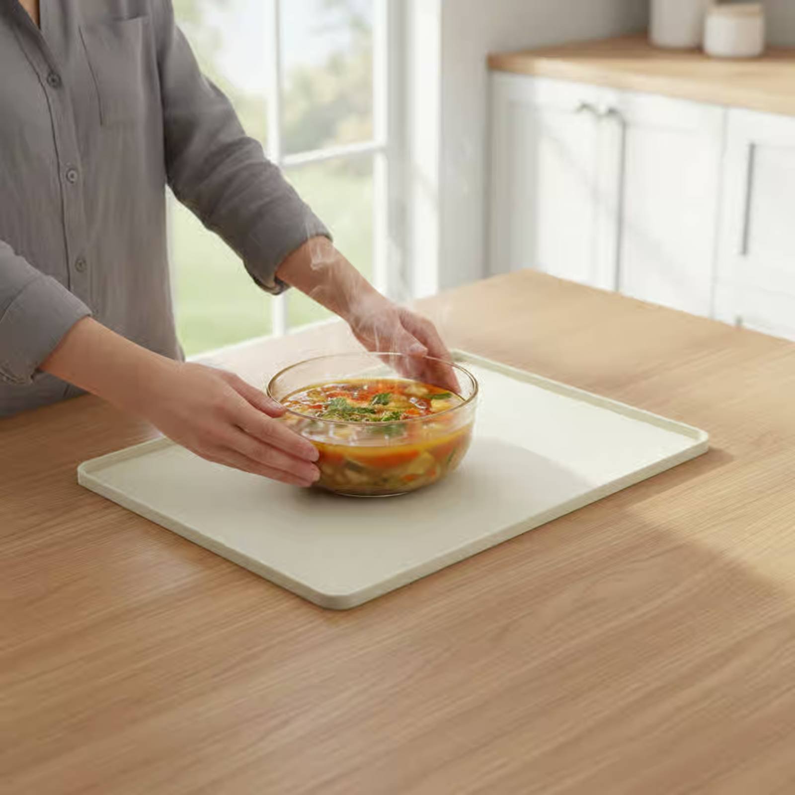 Kitchen Appliances For Baking - Alas Silikon untuk Microwave, Pelindung Atas