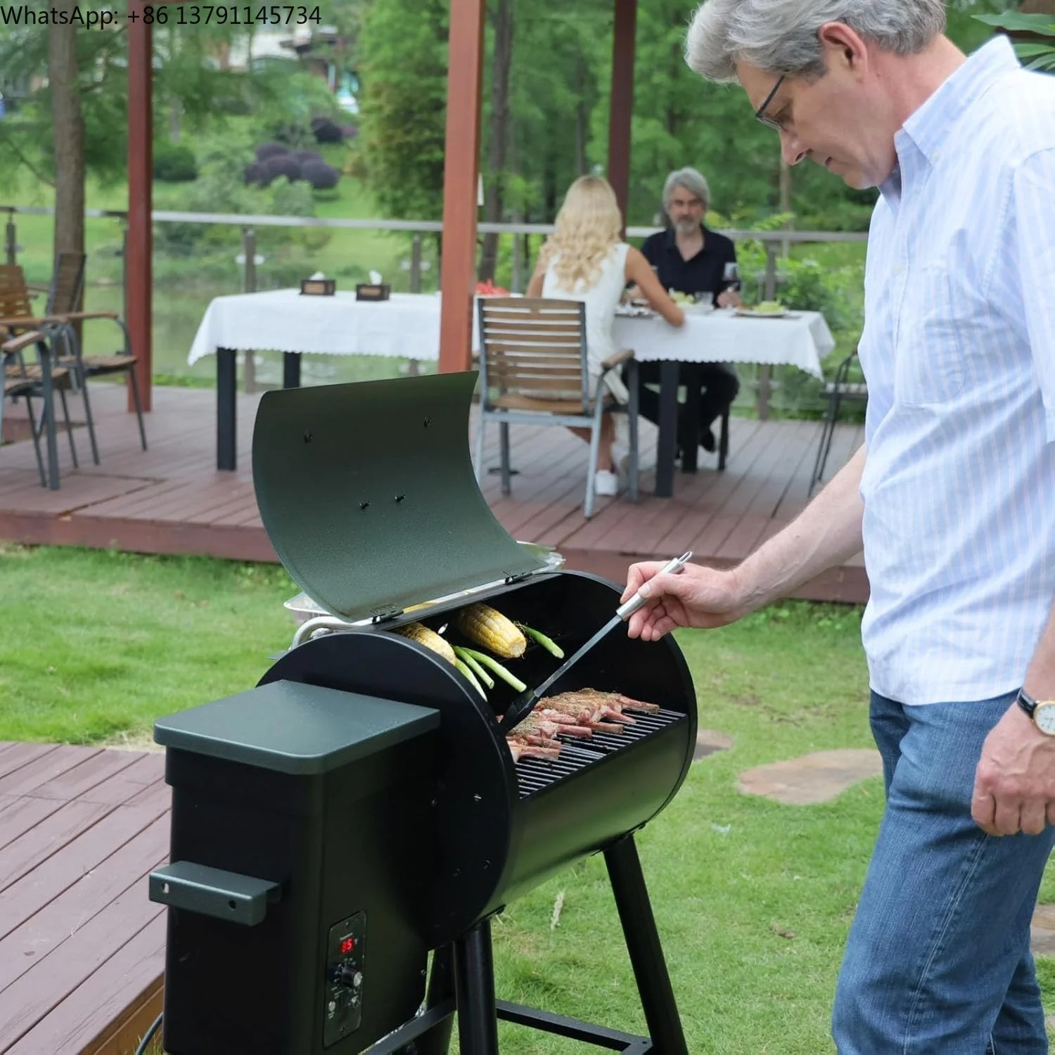 Pemanggang Pellet Kayu Elektri - Electric Smoker Bbq ulasan dan harga