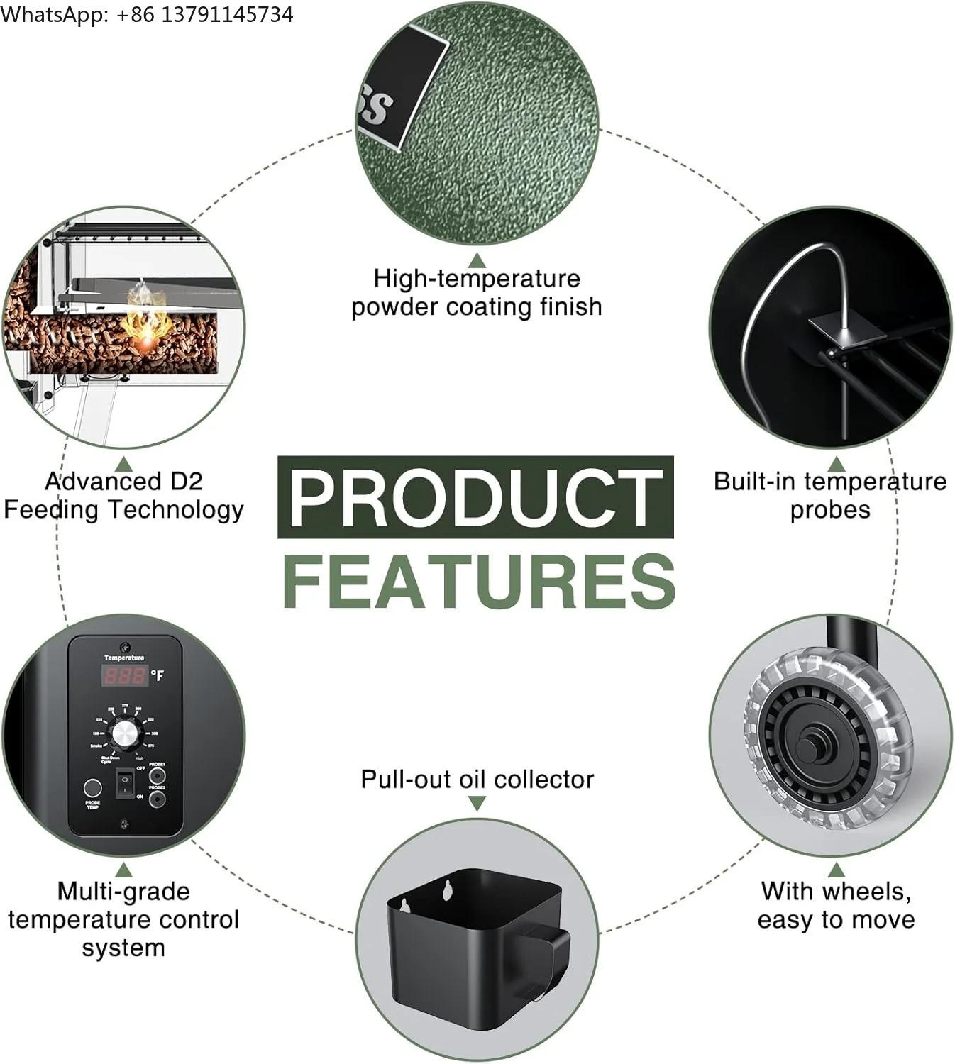 Pemanggang Pellet Kayu Elektri - Electric Smoker Bbq ulasan dan harga