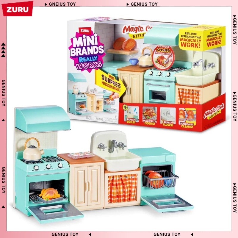 Zuru Mini Brands Magic Cook Ki - Kitchen Appliances Oven ulasan dan harga