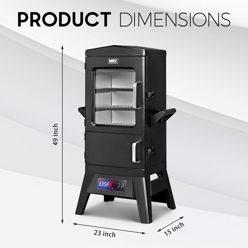Pengasap BBQ Listrik Kapasitas - Electric Smoker Bbq ulasan dan harga