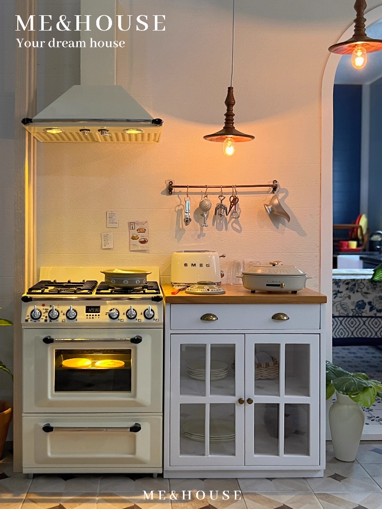 1:6 rumah boneka Model Mini Ak - Kitchen Appliances Oven ulasan dan harga
