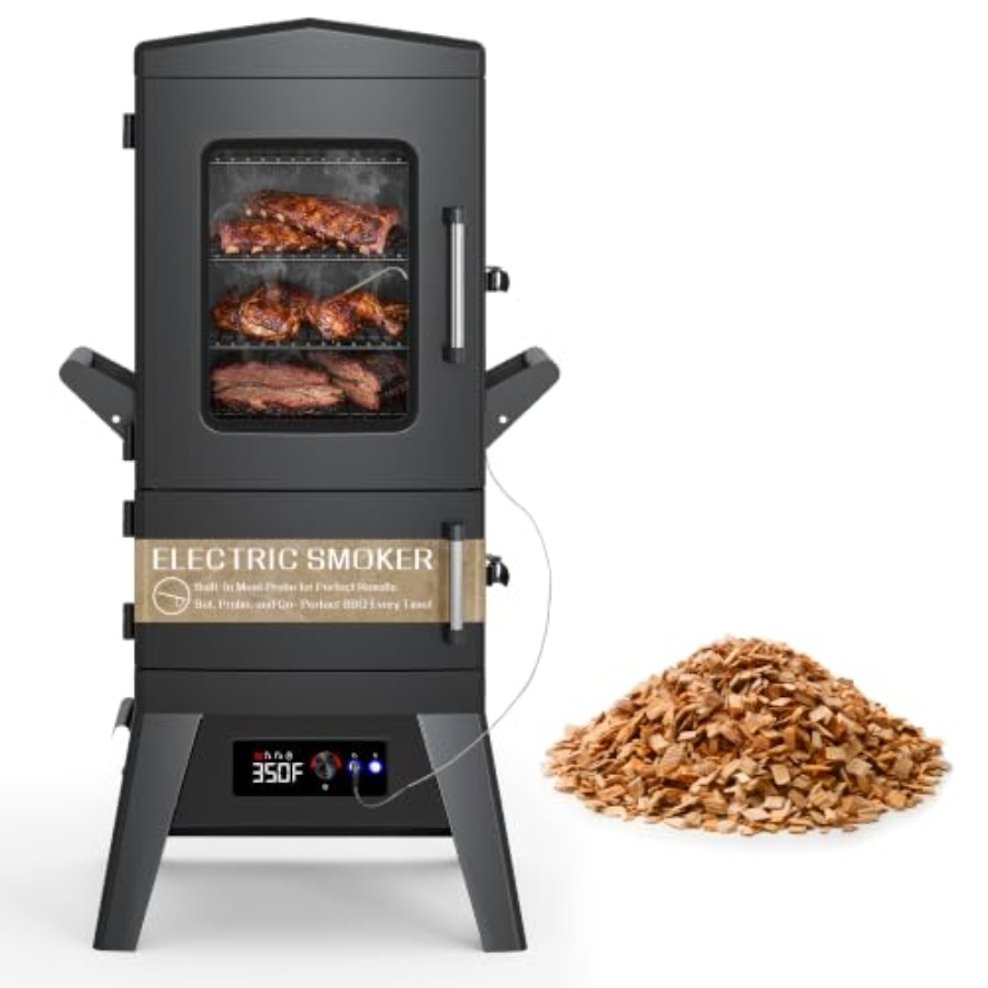 Pemanggang Elektrik Vertikal B - Electric Smoker Bbq ulasan dan harga