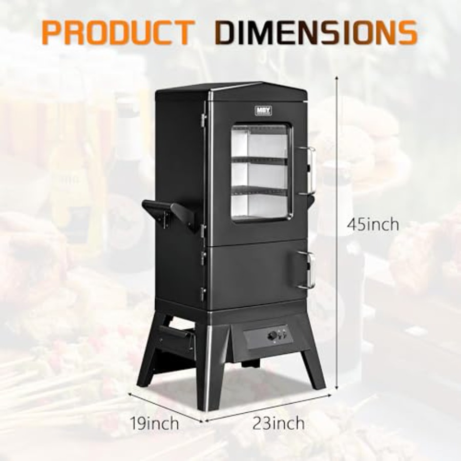 Pemanggang Elektrik Vertikal B - Electric Smoker Bbq ulasan dan harga
