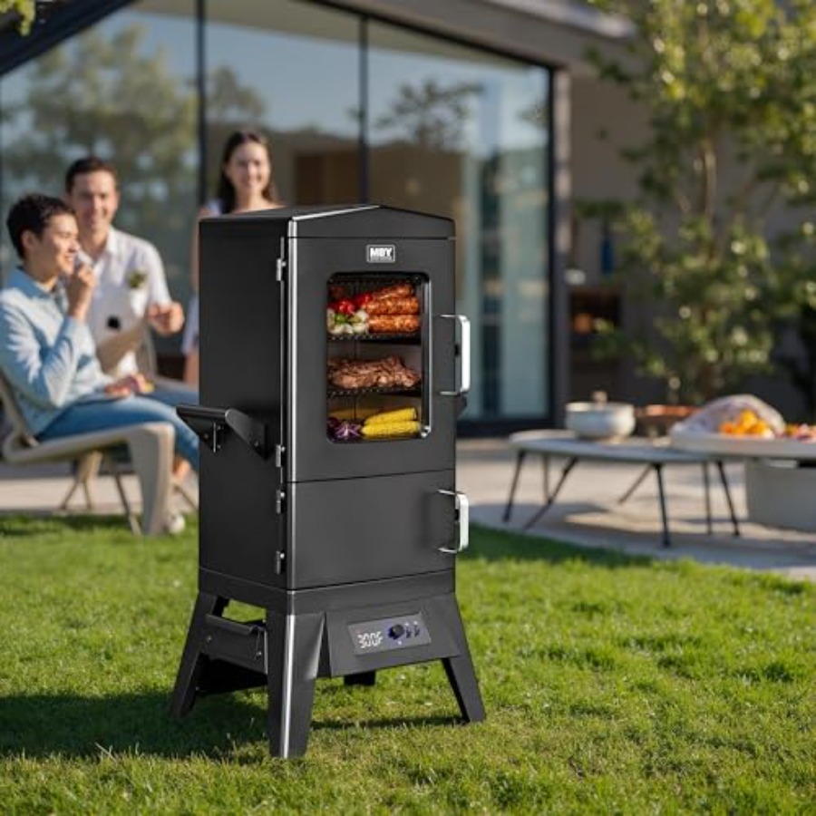 Pemanggang Elektrik Vertikal B - Electric Smoker Bbq ulasan dan harga