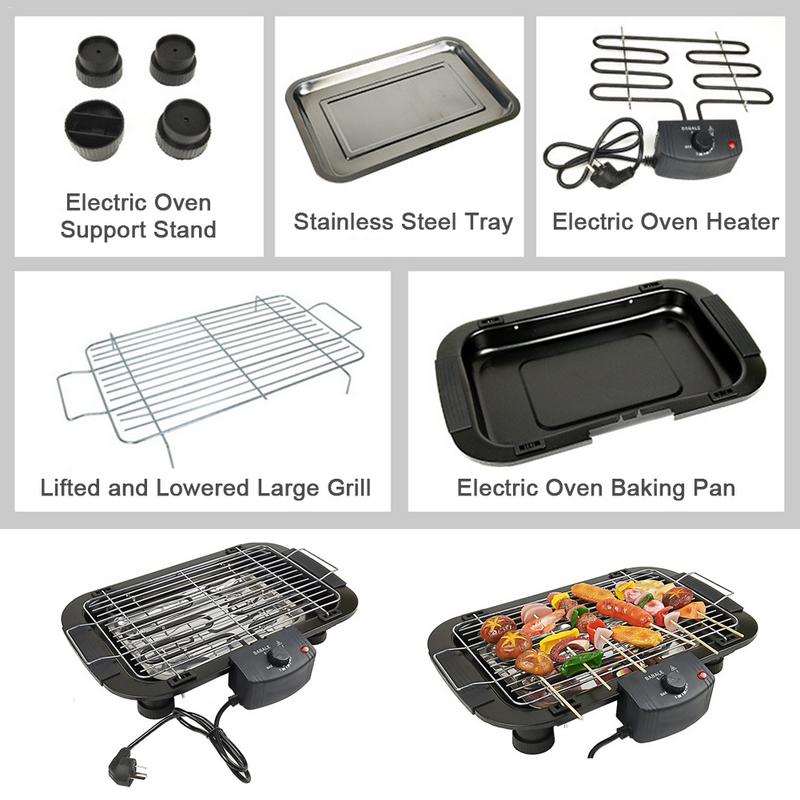 Pemanggang Tanpa Asap Rumah Ta - Electric Smoker Bbq ulasan dan harga