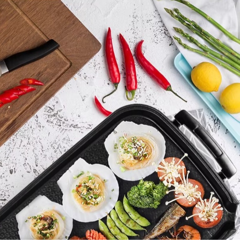 Pemanggang Listrik Tanpa Asap  - Raclette Grill Table ulasan dan harga