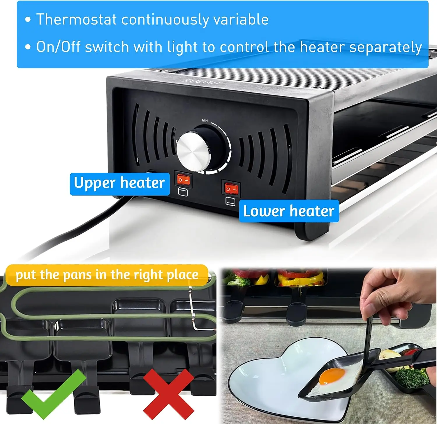 Pemanggang Raclette Portabel u - Raclette Grill Table ulasan dan harga
